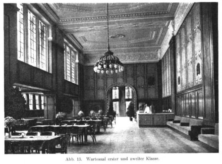 Wartesaal erster u zweiter 